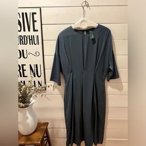 NWT ICONE blue dress size  L